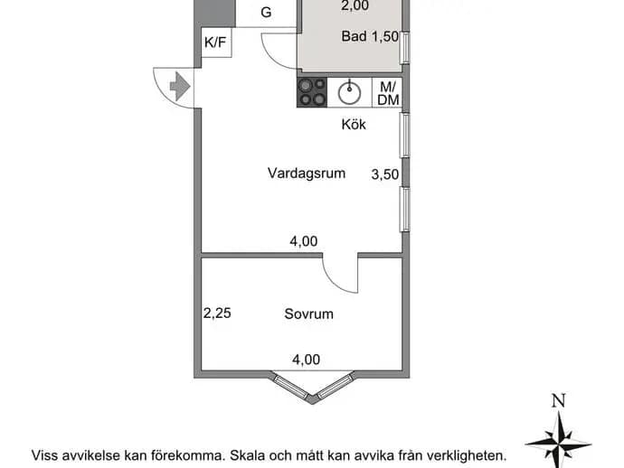 Planritning för Mariekällgatan 44
