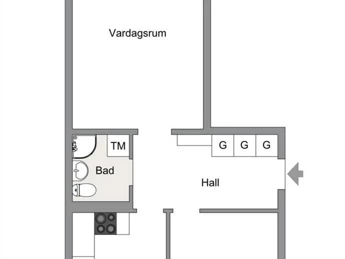 Floor plan for Storängsvägen 11 F