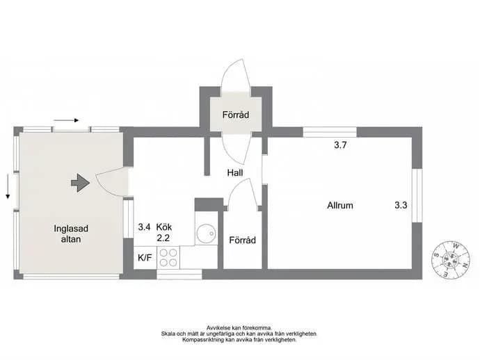Planritning för Ekebydals koloniområde, väg 9, stuga 93