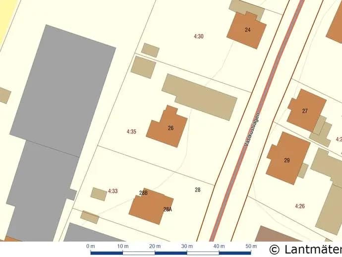 Floor plan for Västkustvägen 26
