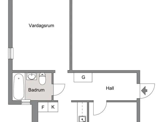 Planritning för Dirigentvägen 185