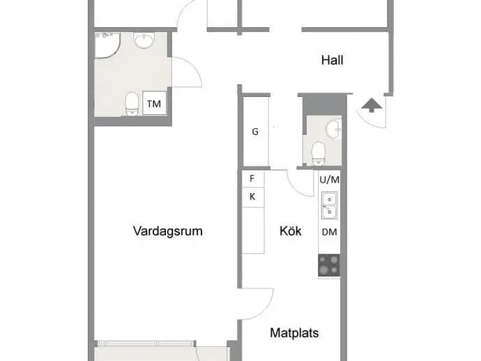 Floor plan for Marknadsvägen 225