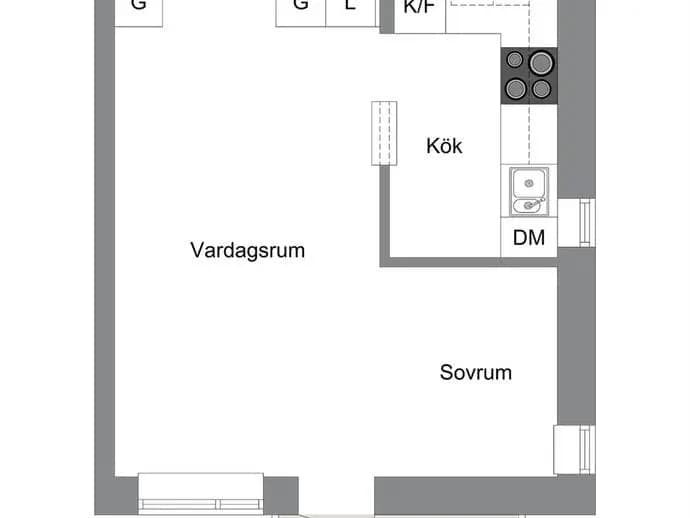 Floor plan for TEGVÄGEN 13