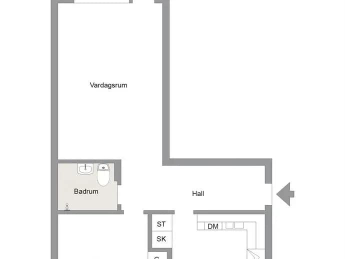Floor plan for Tungatan 4B