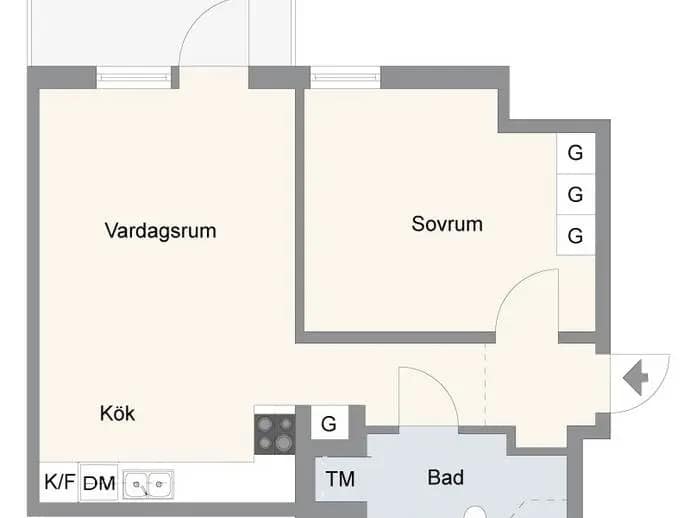 Floor plan for Vinthundsgatan 3