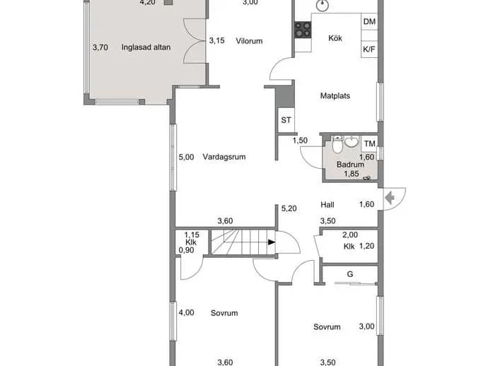 Floor plan for Ringvägen 45