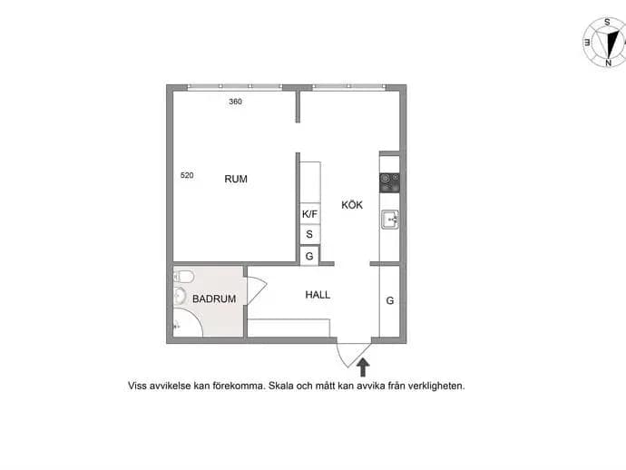 Floor plan for Gränsvägen 21
