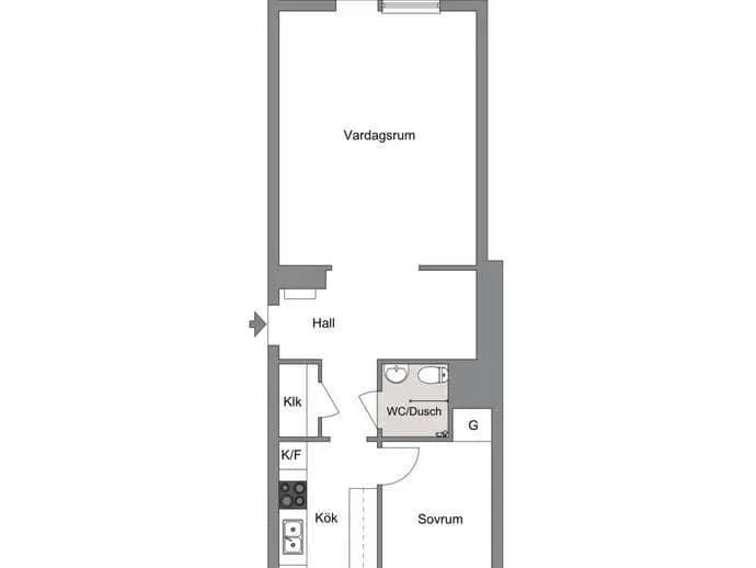 Planritning för Blåsutvägen 29