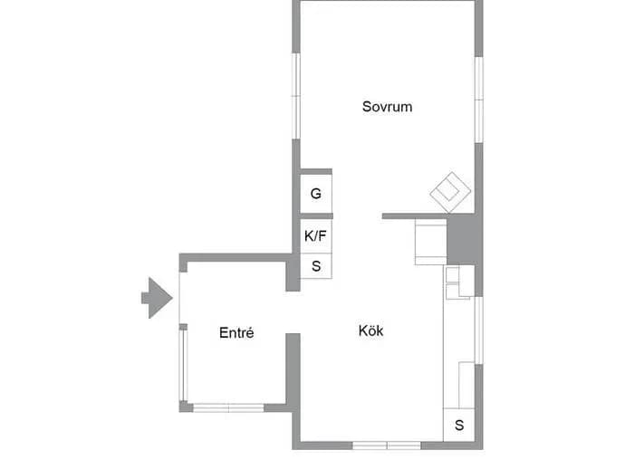 Floor plan for Ginnanbovägen 36