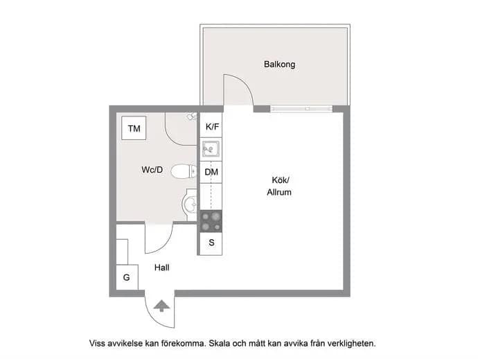 Floor plan for Eriksgatan 19B lgh 1202
