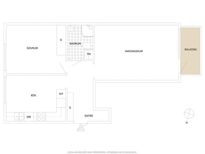 Floor plan for Kungsgatan 15