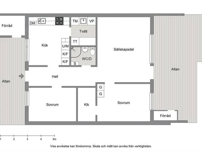 Floor plan for BISKOP BRASKS GRÄND 20