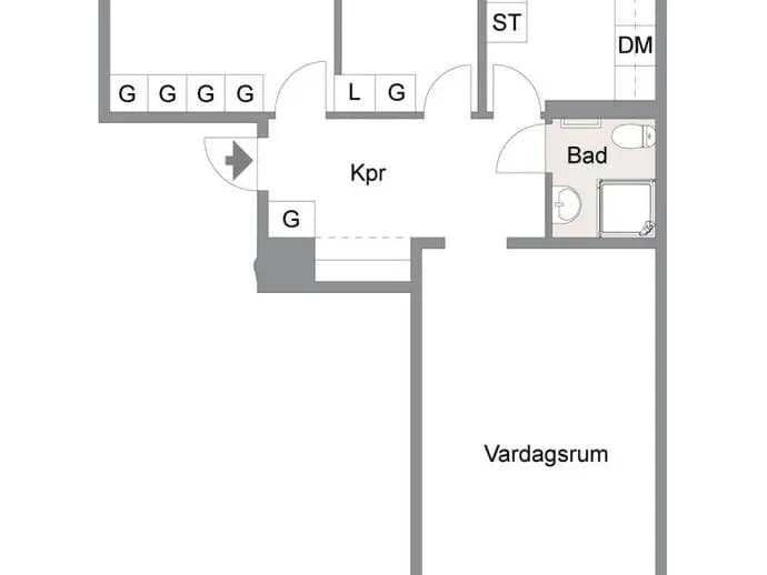 Floor plan for Storängsvägen 20 C