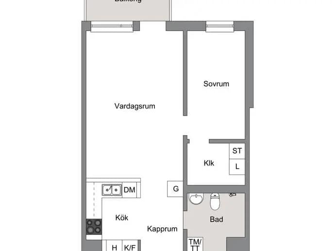 Floor plan for Silverdals Torg 9