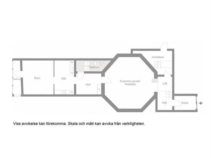 Floor plan for Falsterbovägen 245