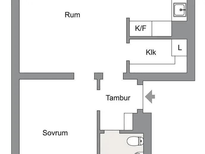 Floor plan for Snörmakarvägen 1