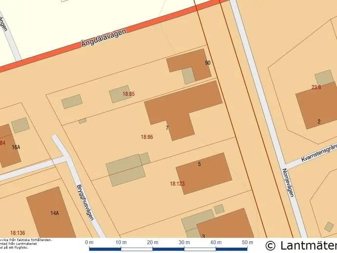 Planritning för Brygghusvägen 7