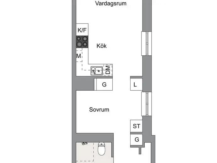 Floor plan for ULVSÄTTRAGRÄND 9