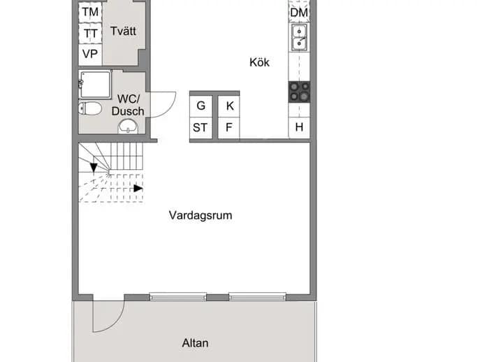 Floor plan for Forskningsringen 10