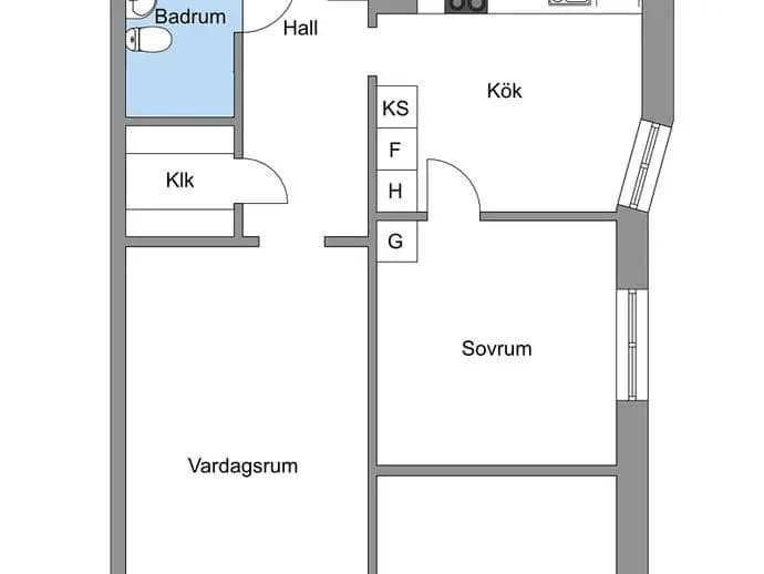 Floor plan for Skarpbrunnavägen 17