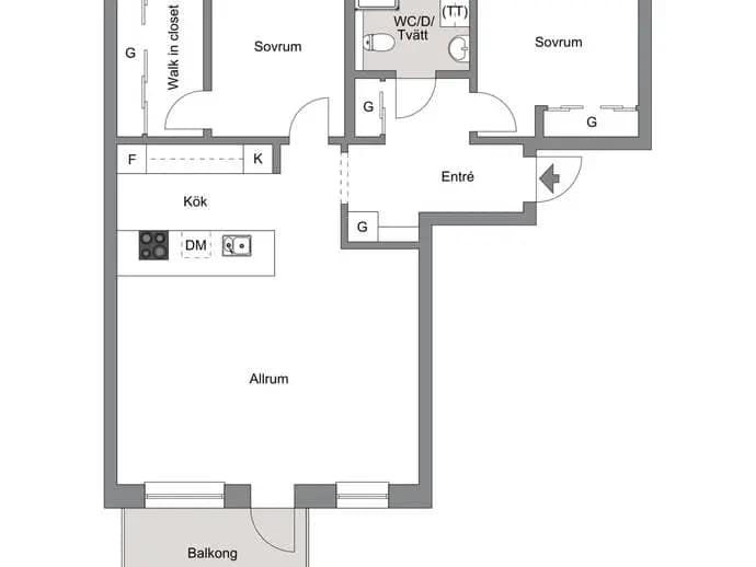 Floor plan for Stensnäsvägen 24