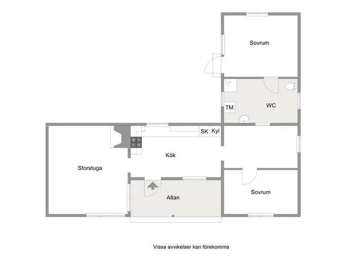 Floor plan for Falknäsvägen 27