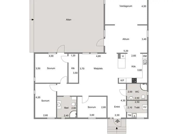 Planritning för Elvas gata 17