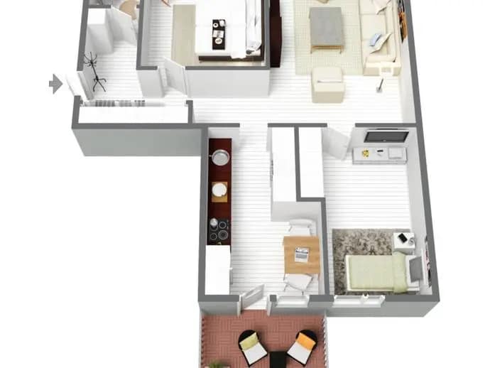 Planritning för Lundbygatan 4
