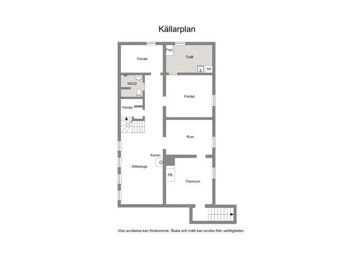 Floor plan for Häradsvägen 13