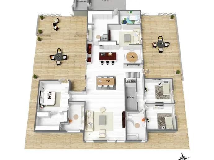 Floor plan for Plogvägen 1