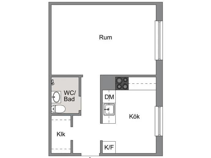 Floor plan for Sätunavägen 14C