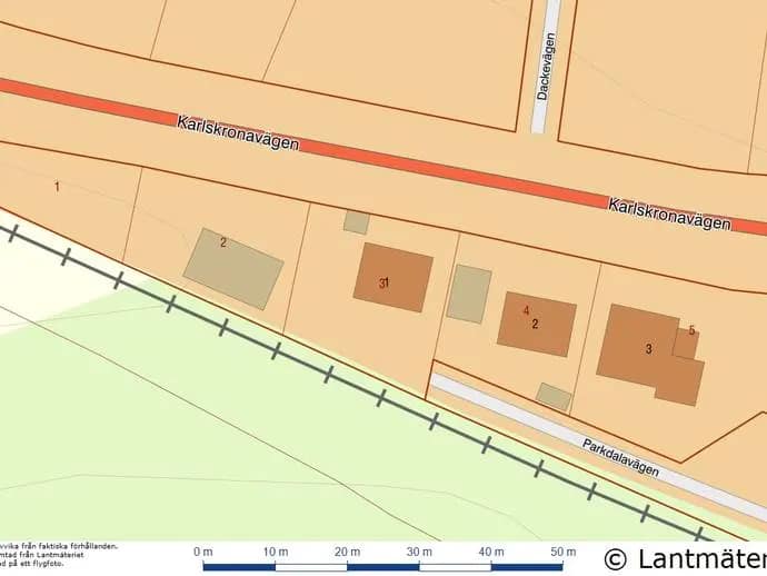Floor plan for Parkdalavägen 1