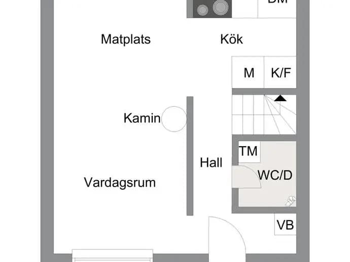 Floor plan for Burgsvik - Våradonisvägen 5D