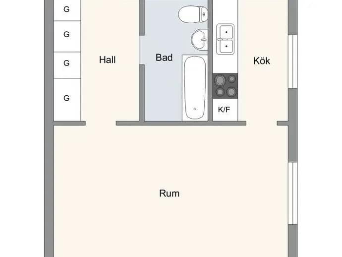 Planritning för Husarvägen 7