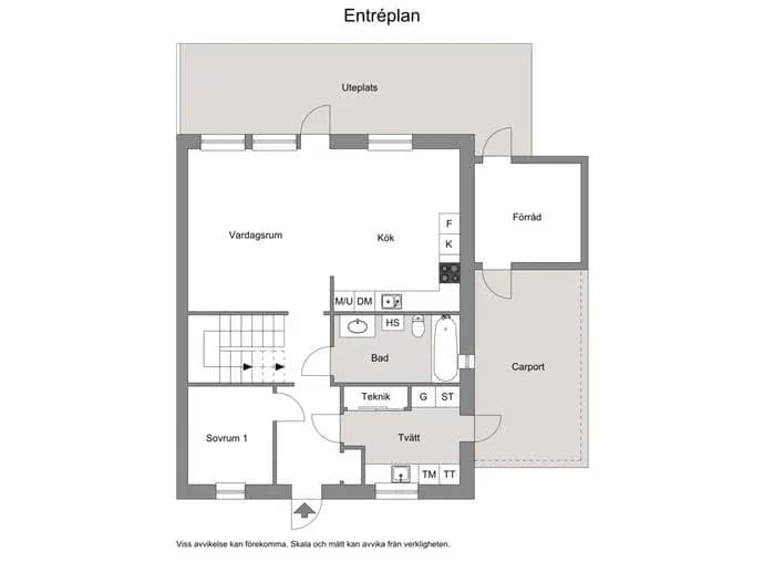 Planritning för Galeonsvägen 16A