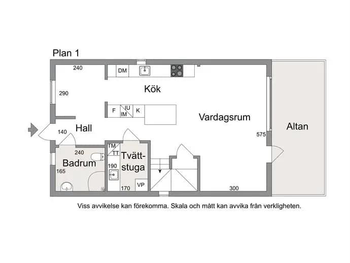 Floor plan for Emils Lund 9A
