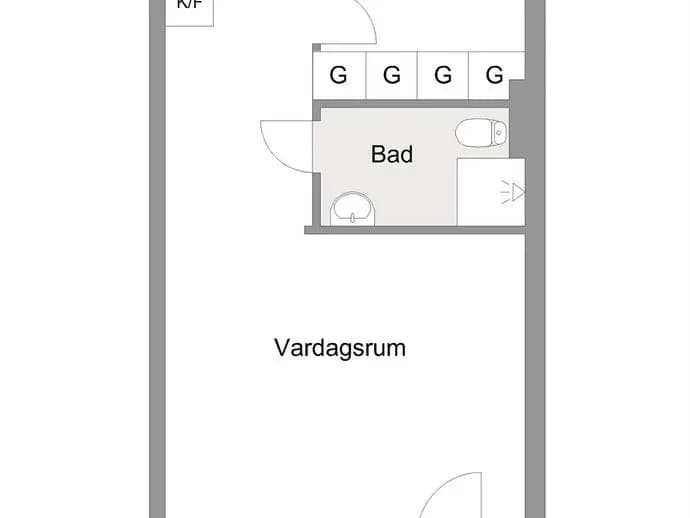 Floor plan for Promenaden 4