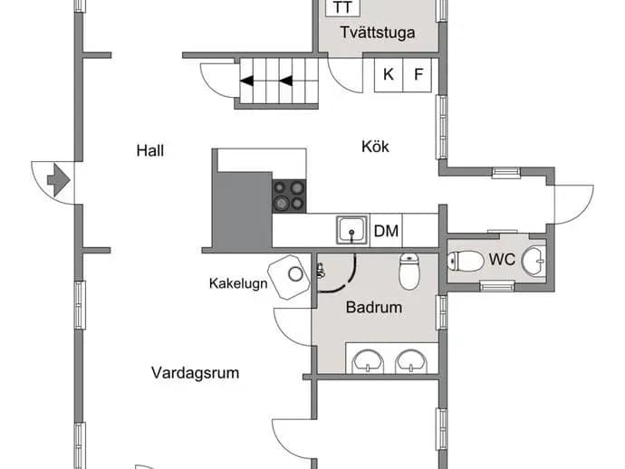 Floor plan for Hopalyckan 11