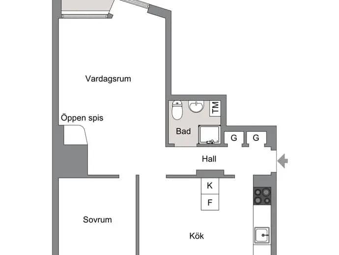Floor plan for VÄSTRA RINGVÄGEN 21 C