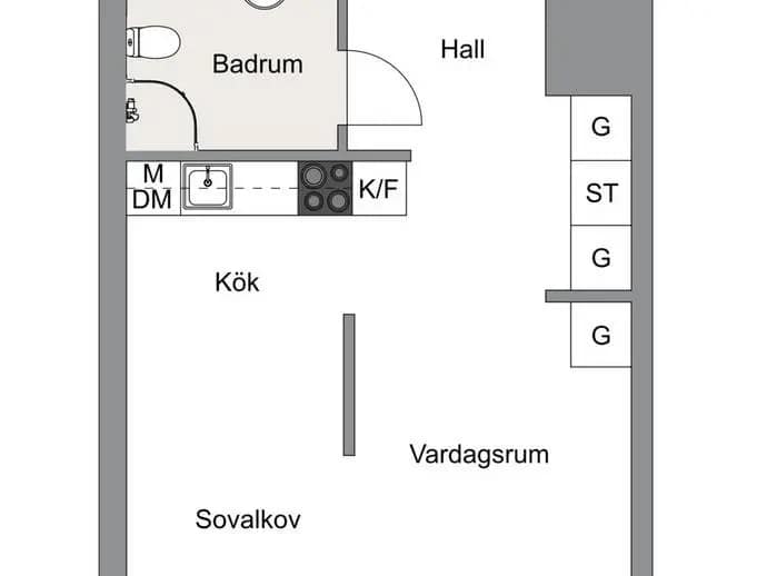 Floor plan for Blomsterkungsvägen 116A