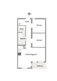 Floor plan for Verandan D06 - Karins väg 5