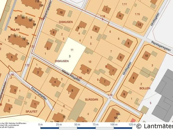 Planritning för Mäster Nilsgatan 5