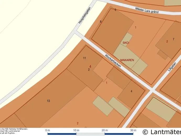 Planritning för Klockarbacken 2