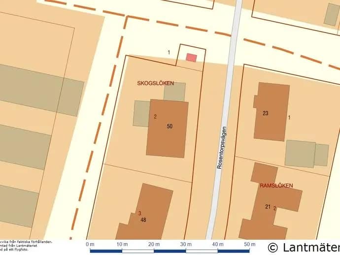 Floor plan for Rosentorpsvägen 50