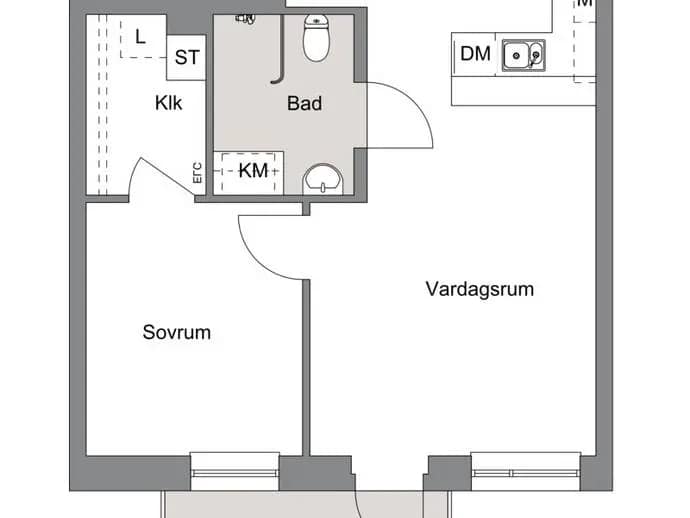 Floor plan for Järfällavägen 94A