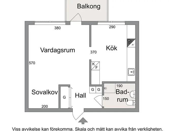 Planritning för Nysättravägen 19