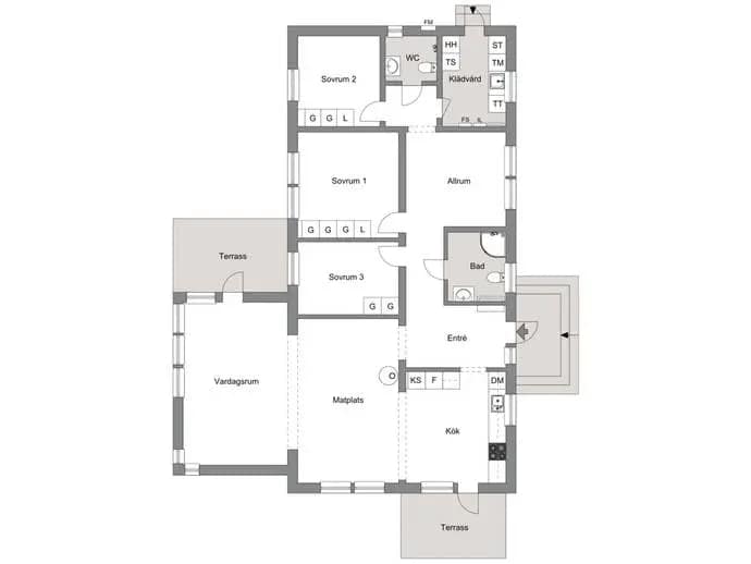 Floor plan for Symfonivägen 37