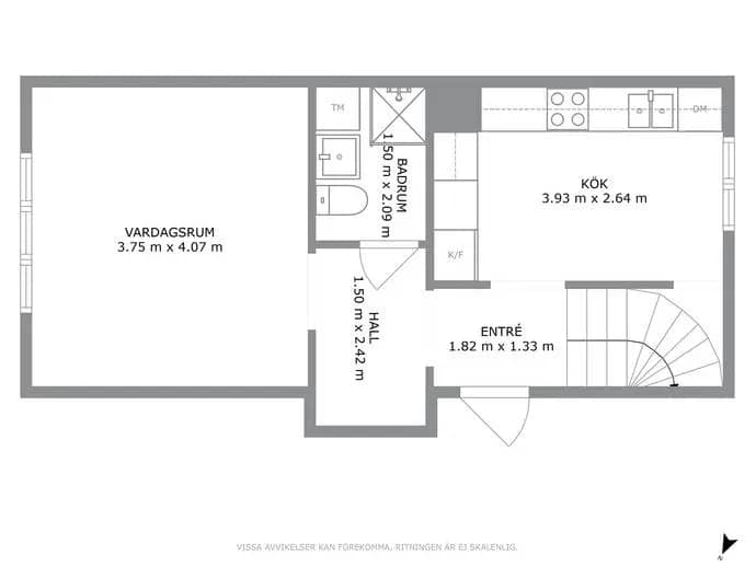 Floor plan for Brahegatan 10A