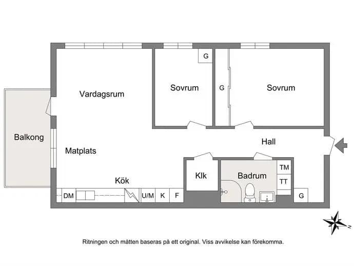 Planritning för Magasinsgatan 6