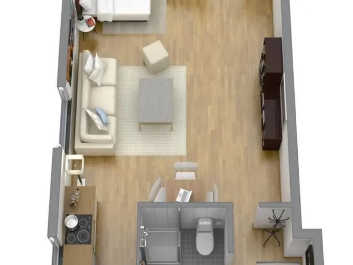 Floor plan for Vittangigatan 20, Vån 1